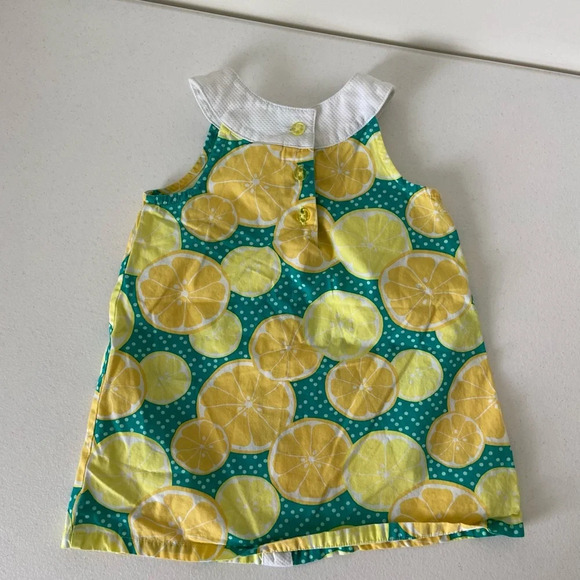 EUC | Gymboree baby girl’s lemon high neck dress set‎ — 12-18 months - Picture 5 of 8